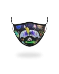 ADULT ASTRO PARTY FORM-FITTING FACE MASK