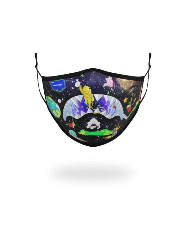 ADULT ASTRO PARTY FORM-FITTING FACE MASK