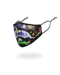 ADULT ASTRO PARTY FORM-FITTING FACE MASK