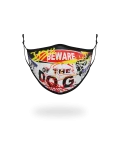 ADULT BEWARE OF THE DOG FORM-FITTING FACE MASK