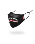 ADULT SHARK LOGO (BLACK) FORM-FITTING FACE MASK