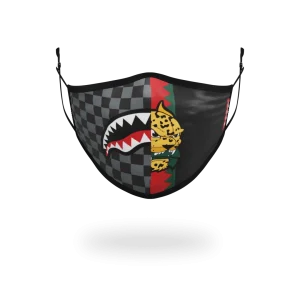ADULT SPUCCI SPLIT FORM-FITTING FACE MASK
