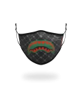 ADULT SPUCCI (BLACK) FORM-FITTING FACE MASK