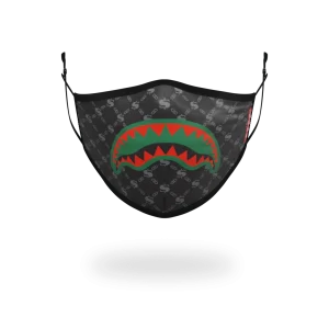ADULT SPUCCI (BLACK) FORM-FITTING FACE MASK