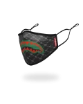 ADULT SPUCCI (BLACK) FORM-FITTING FACE MASK