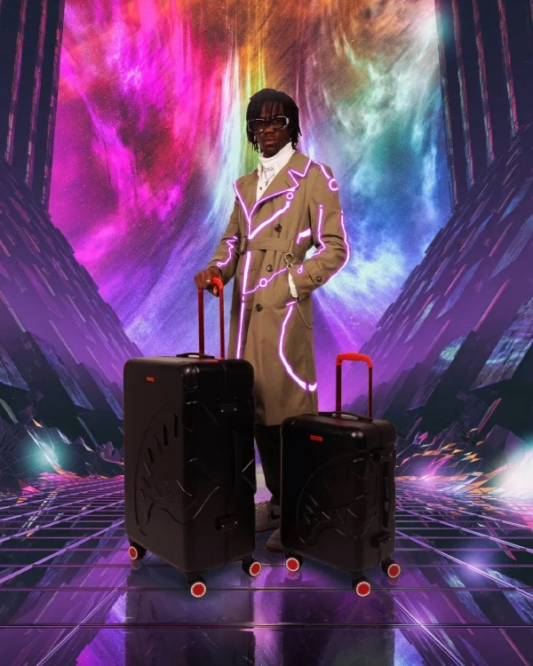 SHARKITECTURE MOLDED 22 CARRY-ON LUGGAGE