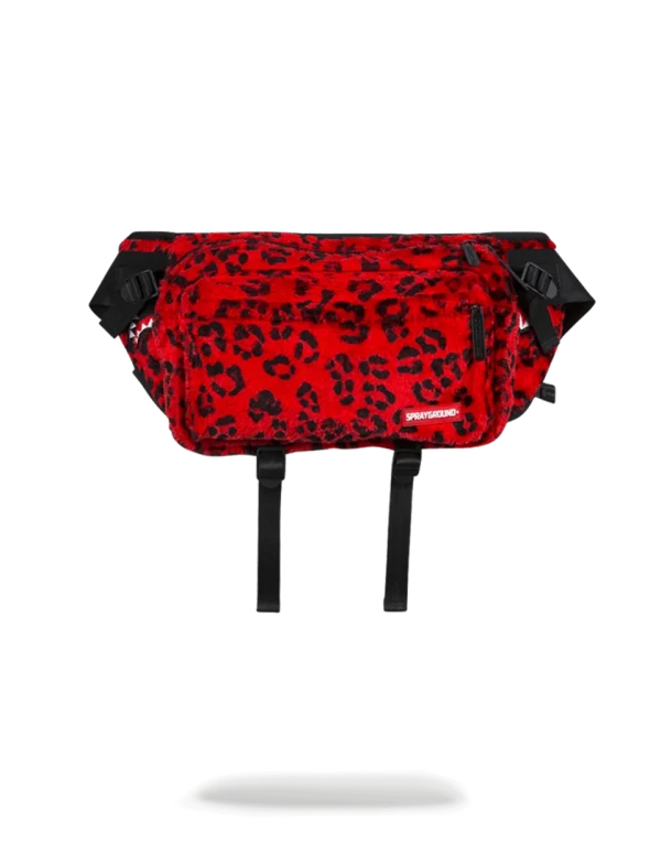 RED LEOPARD CROSSBODY TRANSPORTER