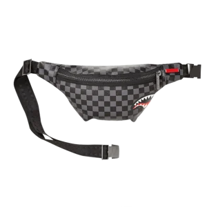 SHARKS IN PARIS (BLACK CHECKERED EDITION) CROSSBODY