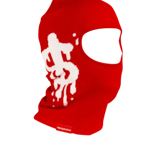 MONEY DRIP SKI MASK (RED)