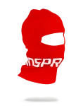 RED SPRAYGROUND LOGO SKI MASK