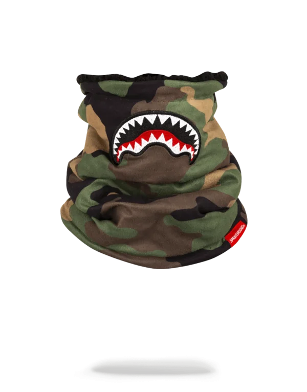 CAMO SHARK NECK WARMER