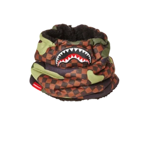 CHECKER CAMO NECK WARMER