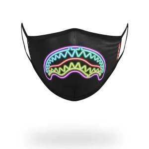 NEON SHARK FORM-FITTING MASK