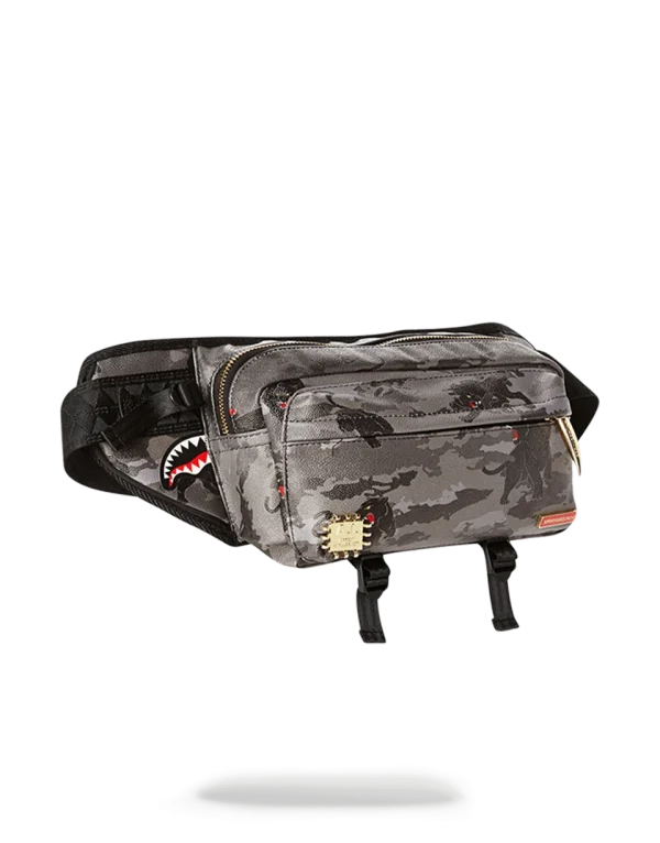 BLACK PANTHERA CAMO CROSSBODY