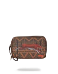 LEOPARDS IN PARIS TOILETRY AKA MONEY BAG