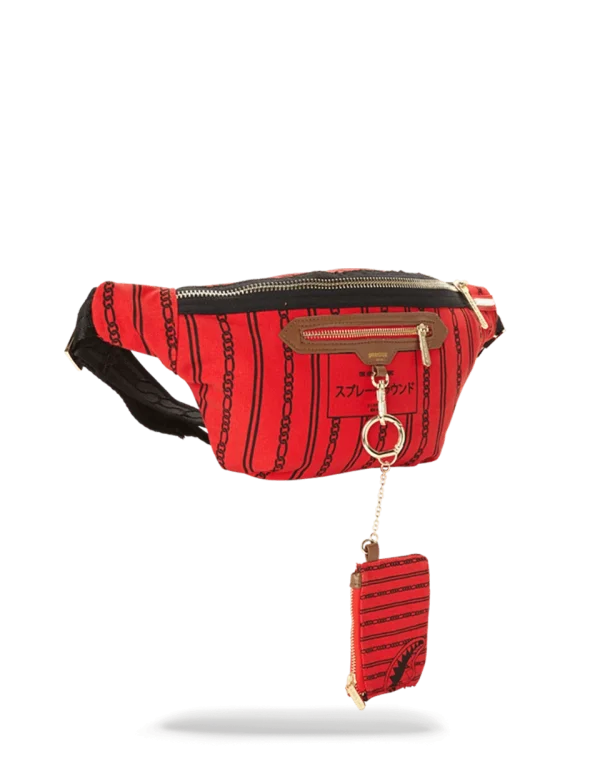 REVERSE SHARKS IN PARIS CROSSBODY (RED)