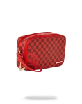 SHARKS IN PARIS RED TOILETRY AKA MONEY BAGS