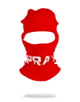 RED SPRAYGROUND LOGO SKI MASK