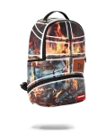 SPALDING X SPRAYGROUND FIRE MONEY BACKPACK