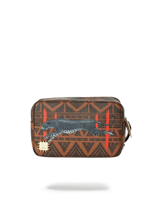 LEOPARDS IN PARIS TOILETRY AKA MONEY BAG