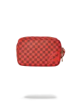 SHARKS IN PARIS RED TOILETRY AKA MONEY BAGS