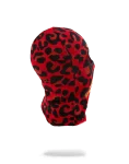 RED LEOPARD GOLD SHARK MOUTH SKI MASK