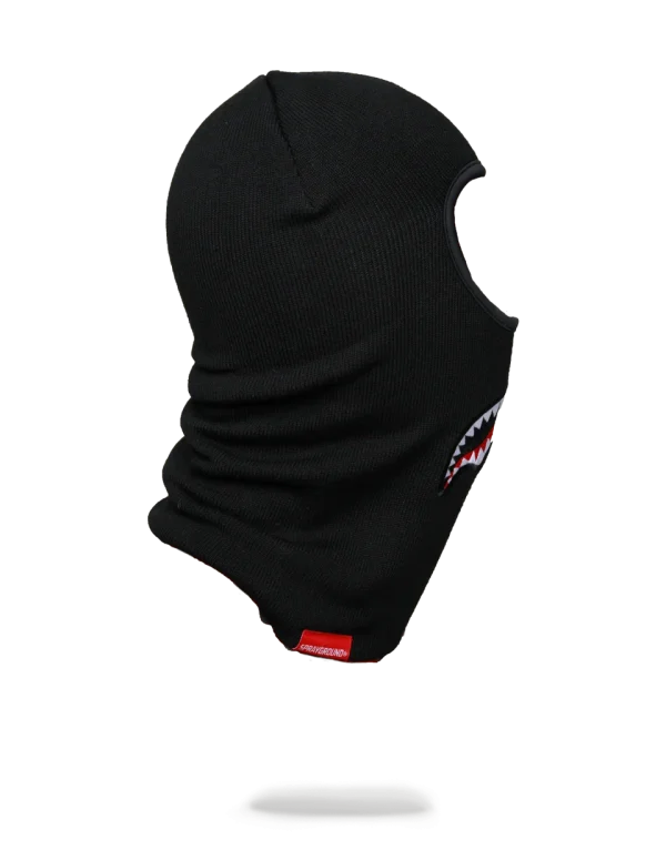 BLACK SHARKMOUTH SKI MASK