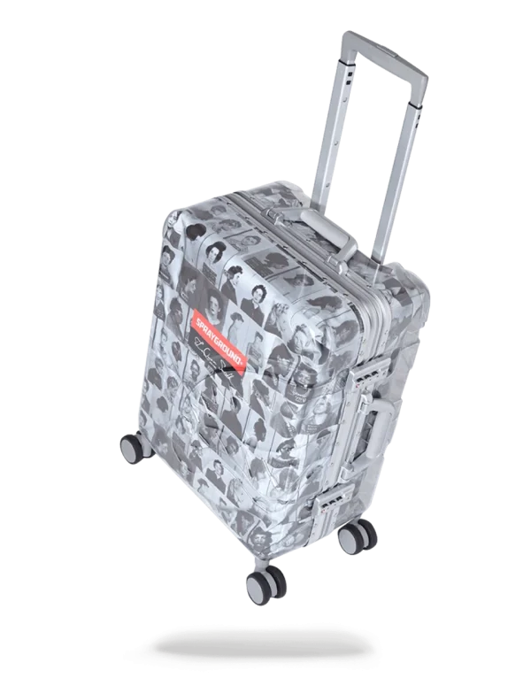 LAQUAN SMITH EMBOSSED CLEAR 3M CARRY-ON