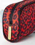 RED LEOPARD LIPS PENCIL CASE