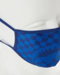 SHARKS IN PARIS (BLUE) FORM-FITTING MASK