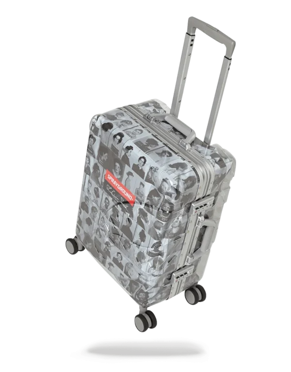 LAQUAN SMITH EMBOSSED CLEAR 3M CARRY-ON