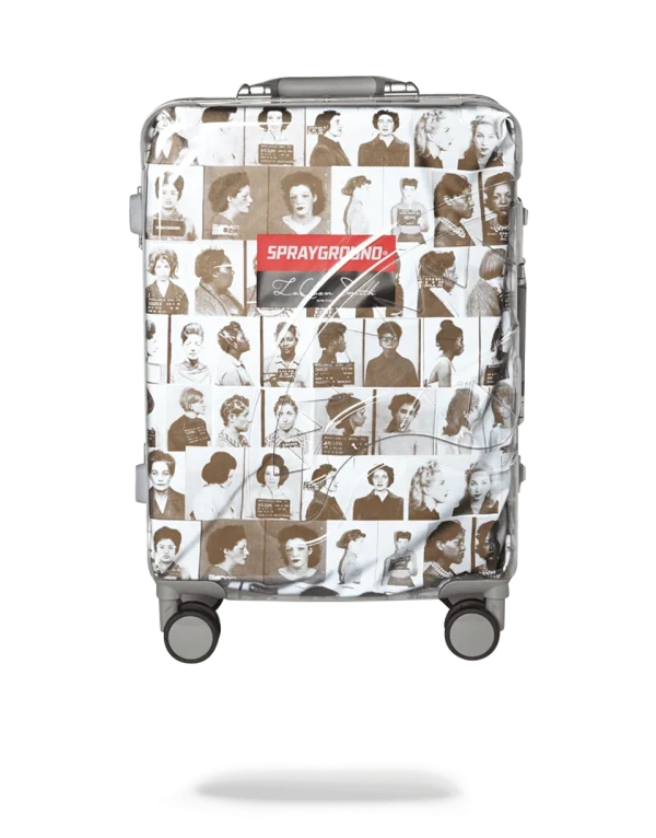 LAQUAN SMITH EMBOSSED CLEAR 3M CARRY-ON