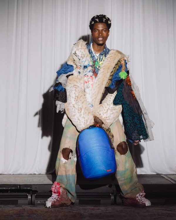 SHARK CENTRAL ALL STAR (BLUE IRIDESCENT) BACKPACK