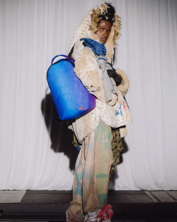 SHARK CENTRAL ALL STAR (BLUE IRIDESCENT) BACKPACK