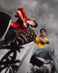 SUPER HOT FIRE SHARKS IN PARIS BACKPACK