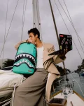 SHARK CENTRAL BUBBLE SHARK (TURQ) BACKPACK