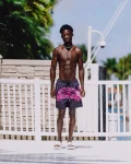 PINK PANTHER DIAMOND SHARK SWIM SHORTS