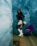 FURZILLA SHARK (PURP) TOTE