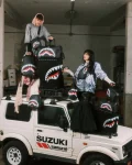 SHARKS IN PARIS HYPER PUFF BACKPACK