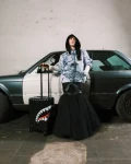 SHARKS IN PARIS HYPER PUFF CARRY-ON LUGGAGE