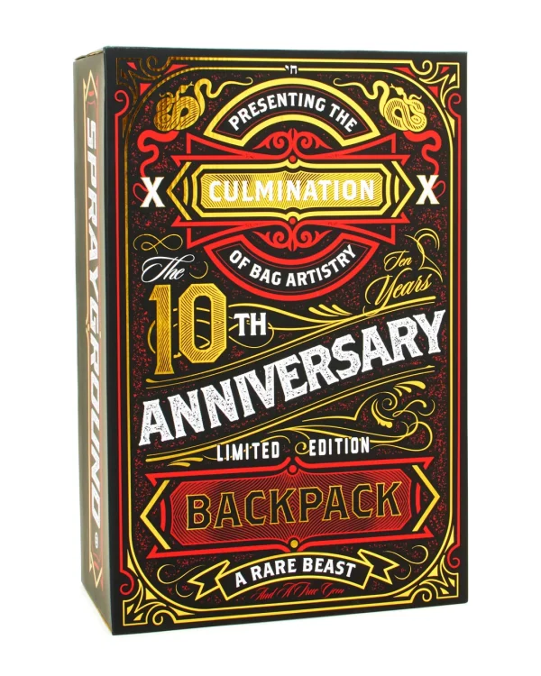 THE 10 YEAR HUSTLE BACKPACK. MYSTERY BOX. NUMBERED 1 OF 100