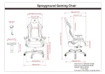FIRE CAMO GAMING CHAIR - SUPER RARE