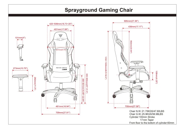 FIRE CAMO GAMING CHAIR - SUPER RARE