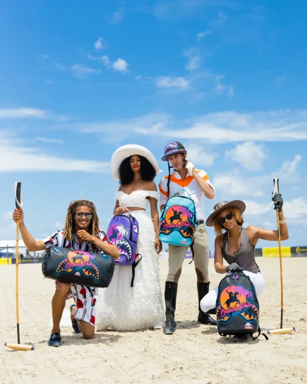 MIAMI BEACH POLO COLLAB DUFFLE (BLACK)