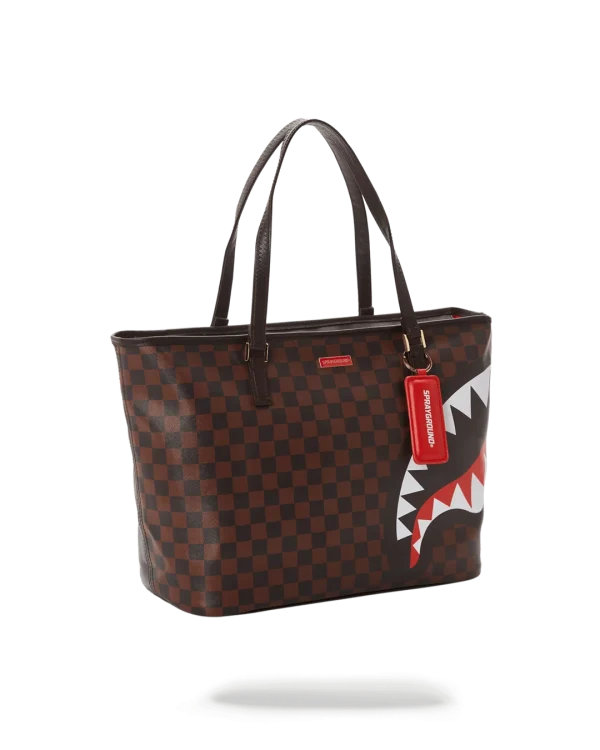 CHECKS IN CAMOFLAUGE TOTE