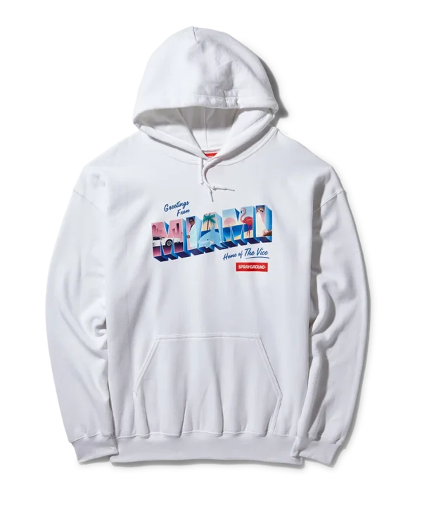 MIAMI VICE HOODY (WHITE)