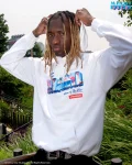 MIAMI VICE HOODY (WHITE)