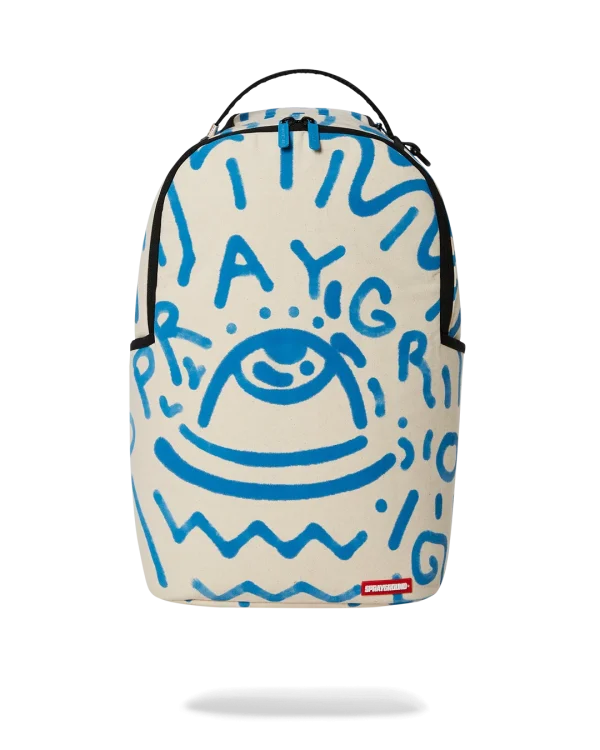 SHEREEN JENKINS CANVAS BACKPACK 1 of 18 CUT FROM LARGE CANVAS ART