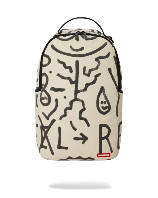 SHEREEN JENKINS CANVAS BACKPACK 1 of 18 CUT FROM LARGE CANVAS ART