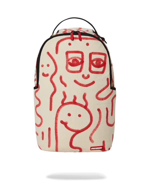 SHEREEN JENKINS CANVAS BACKPACK 1 of 18 CUT FROM LARGE CANVAS ART